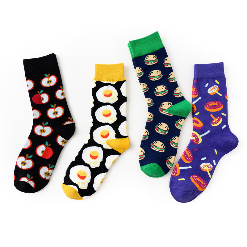 Unisex Casual Streetwear Cartoon Nylon Cotton Crew Socks A Pair display picture 5