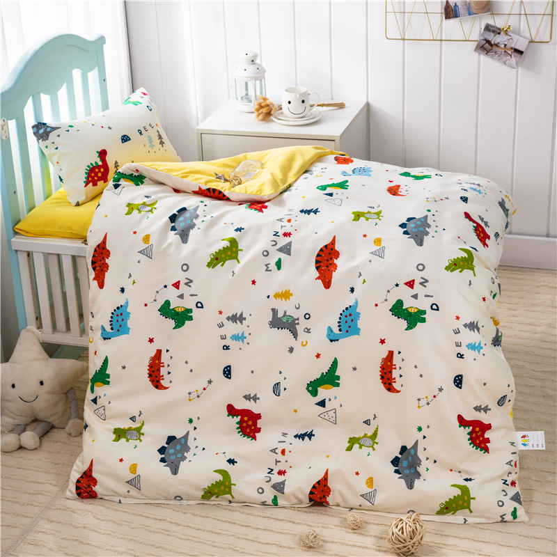 幼儿园被子三件套纯棉儿童六件套入园床品被褥床上用品宝宝午睡被