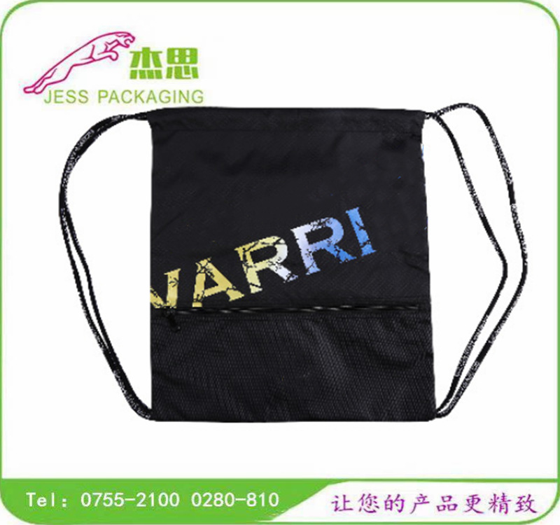 设计新款抽绳旅行背包轻便束口袋足球收纳健身运动包量大从优