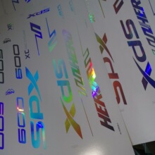 自行车架标UV不起皱金色亮银水转印烫金纸烫印膜镭射纸水转移花膜