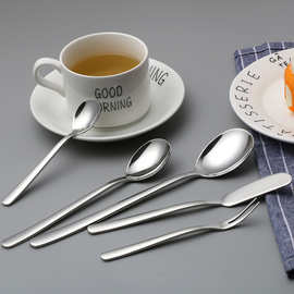 厂家批发韩式刀叉勺304不锈钢餐具 中式西餐甜品勺叉水果奶油刀叉