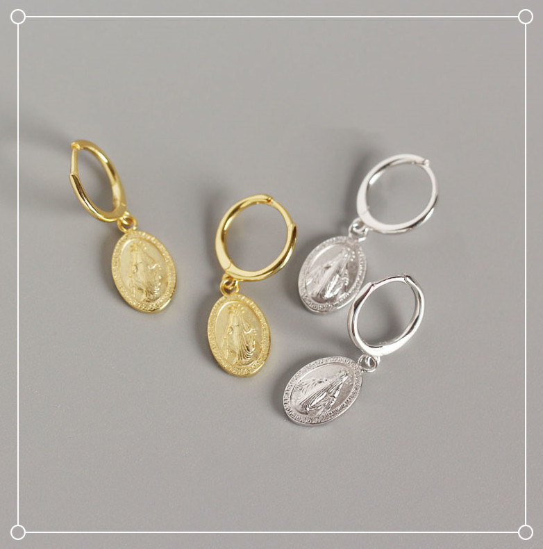 Geometric Fashion 925 Sterling Silver No Inlaid Plating Earrings display picture 1