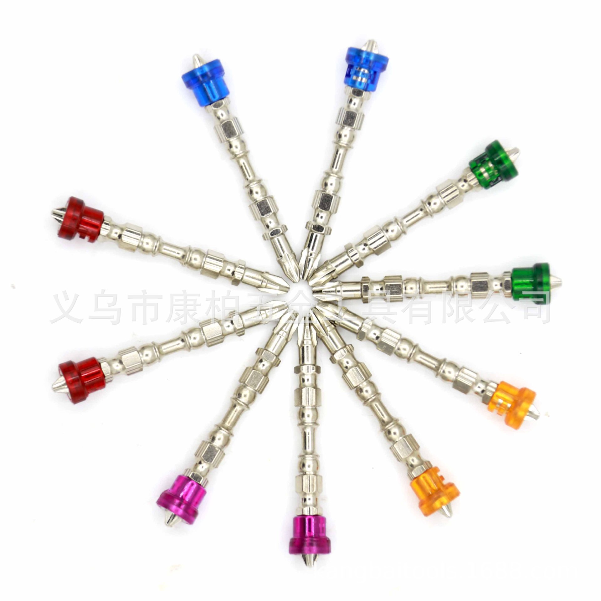 厂家直销强磁双头十字定位螺丝批头电动螺丝批嘴65mm内六角风批头