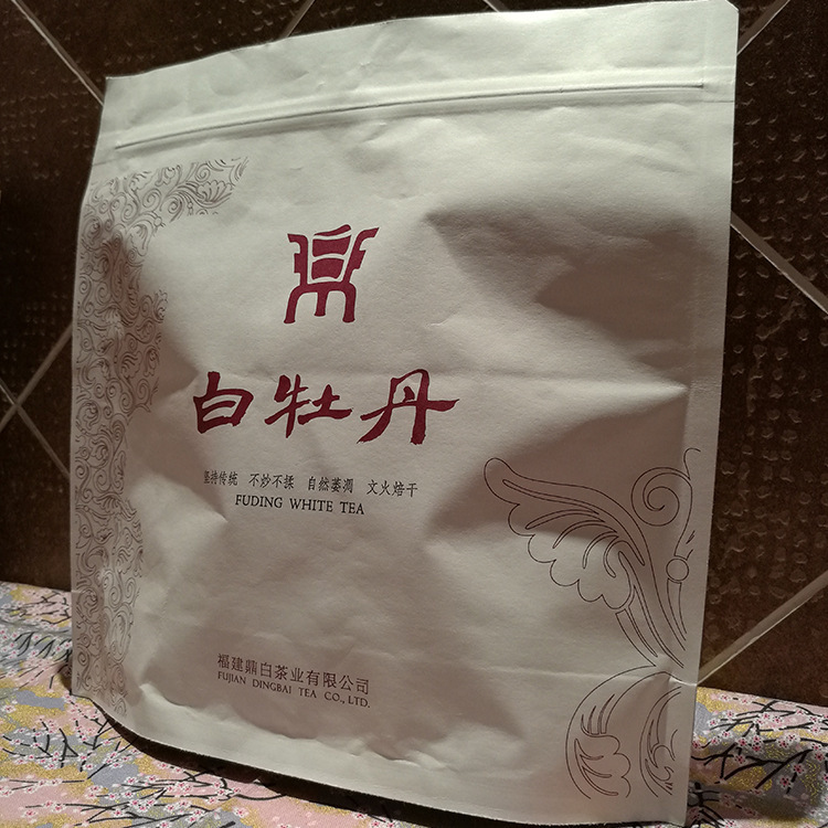 专版定制|白茶饼袋|日本进口|食品级白牛皮纸包装|铝膜防潮|立体