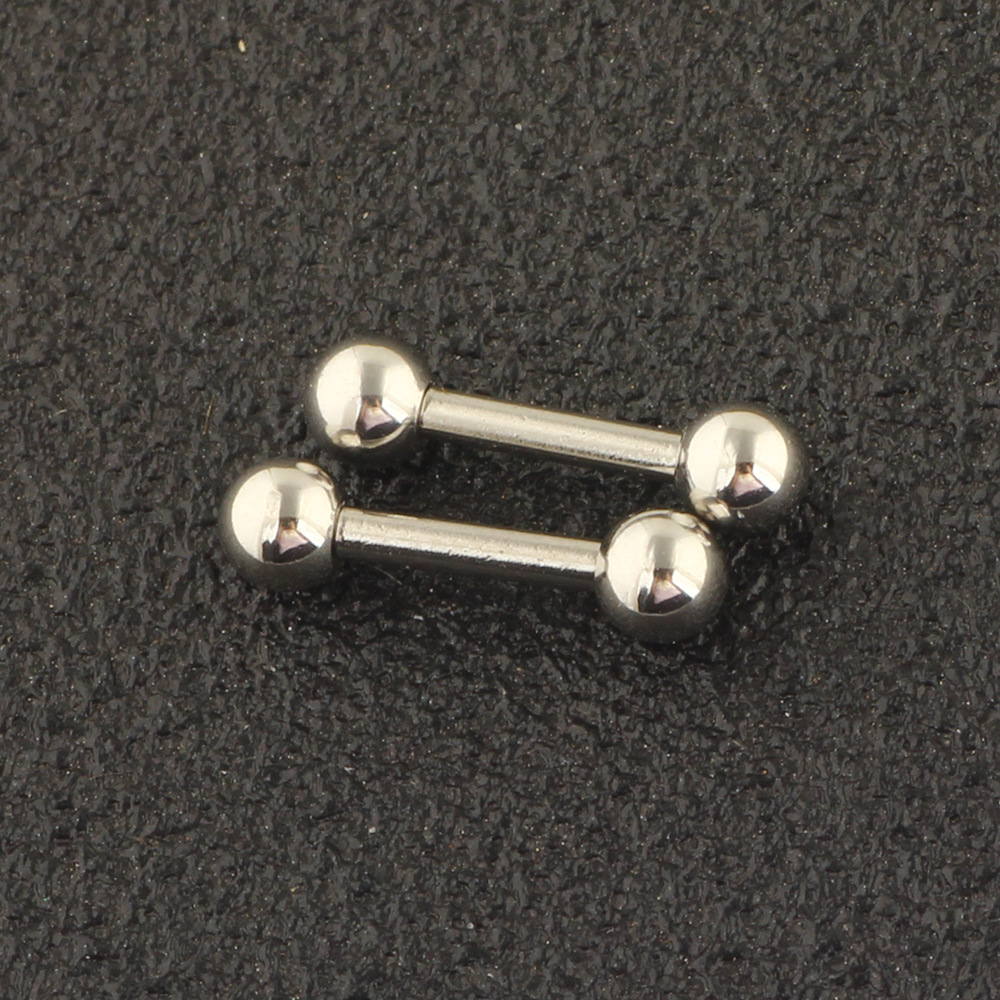 10Pcs Piercing Jewelry Set Nose Ring Nose Stud Eyebrow Nail Lip Nail Long Rod Industrial Ear Studs detail image 12