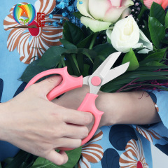 陽江花藝剪刀 不鏽鋼修枝剪刀 彩色花園剪 鮮花工具剪 輕巧修花剪