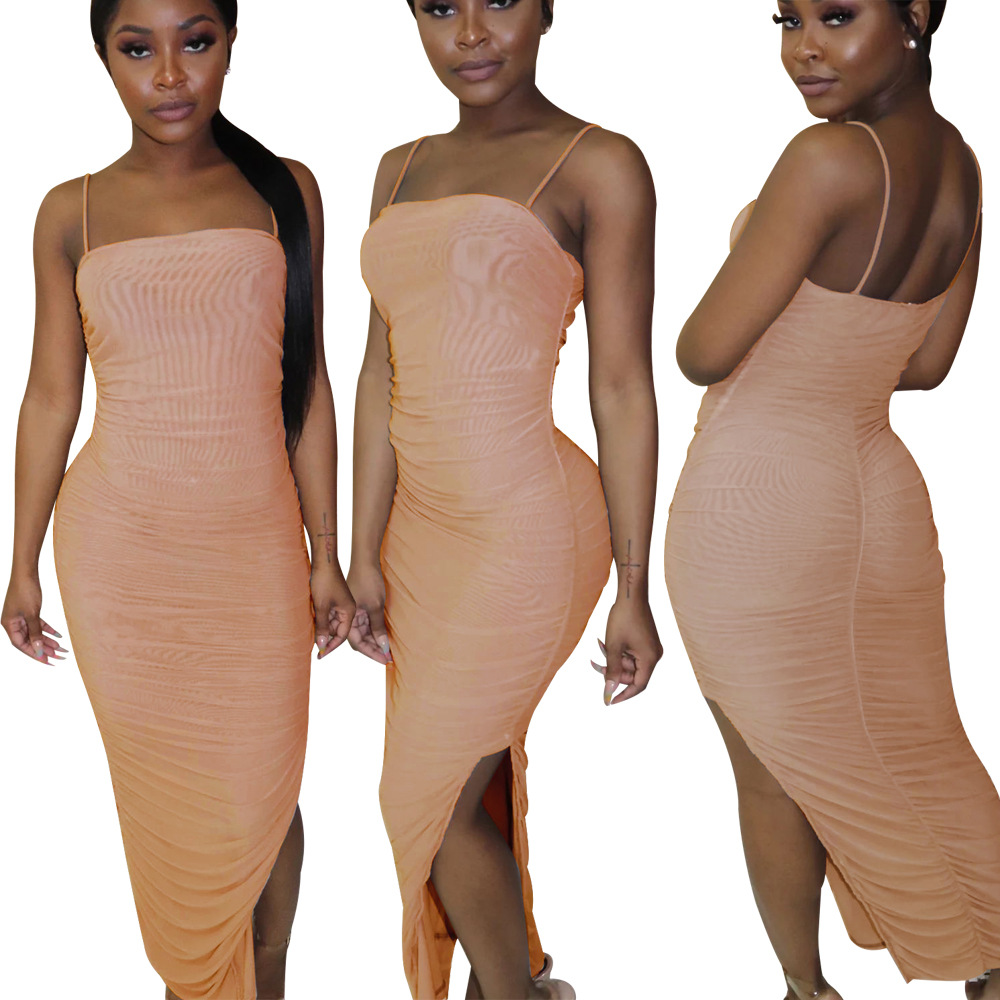 fashion bandage strap dress Nihaostyles wholesale clothing vendor NSTYF72957