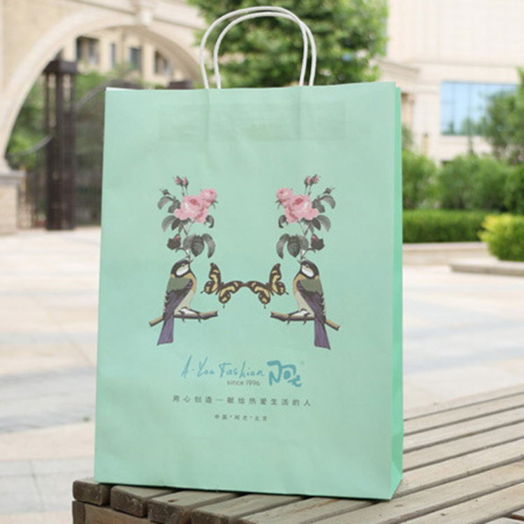 定制手提纸袋礼品袋 小清新礼物袋商务手提袋 情人礼物袋