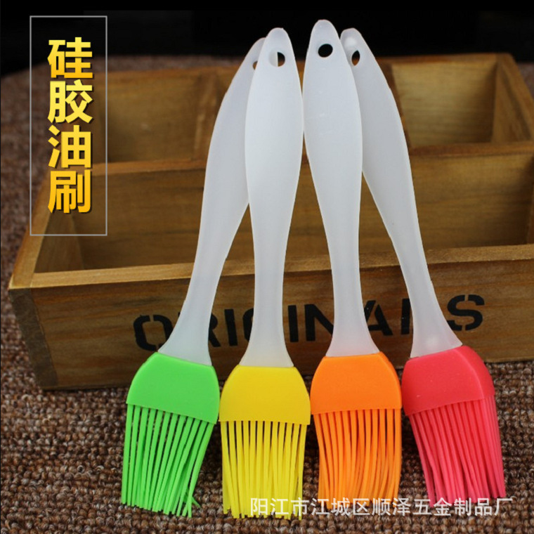 Silicone oil brush High temperature resistance baking BBQ Brush Silicone oil brush Cake cream barbecue Brush butter