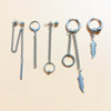 Earrings suitable for men and women, set, wholesale
