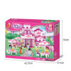 Family double-layer fuchsia constructor, toy, wholesale