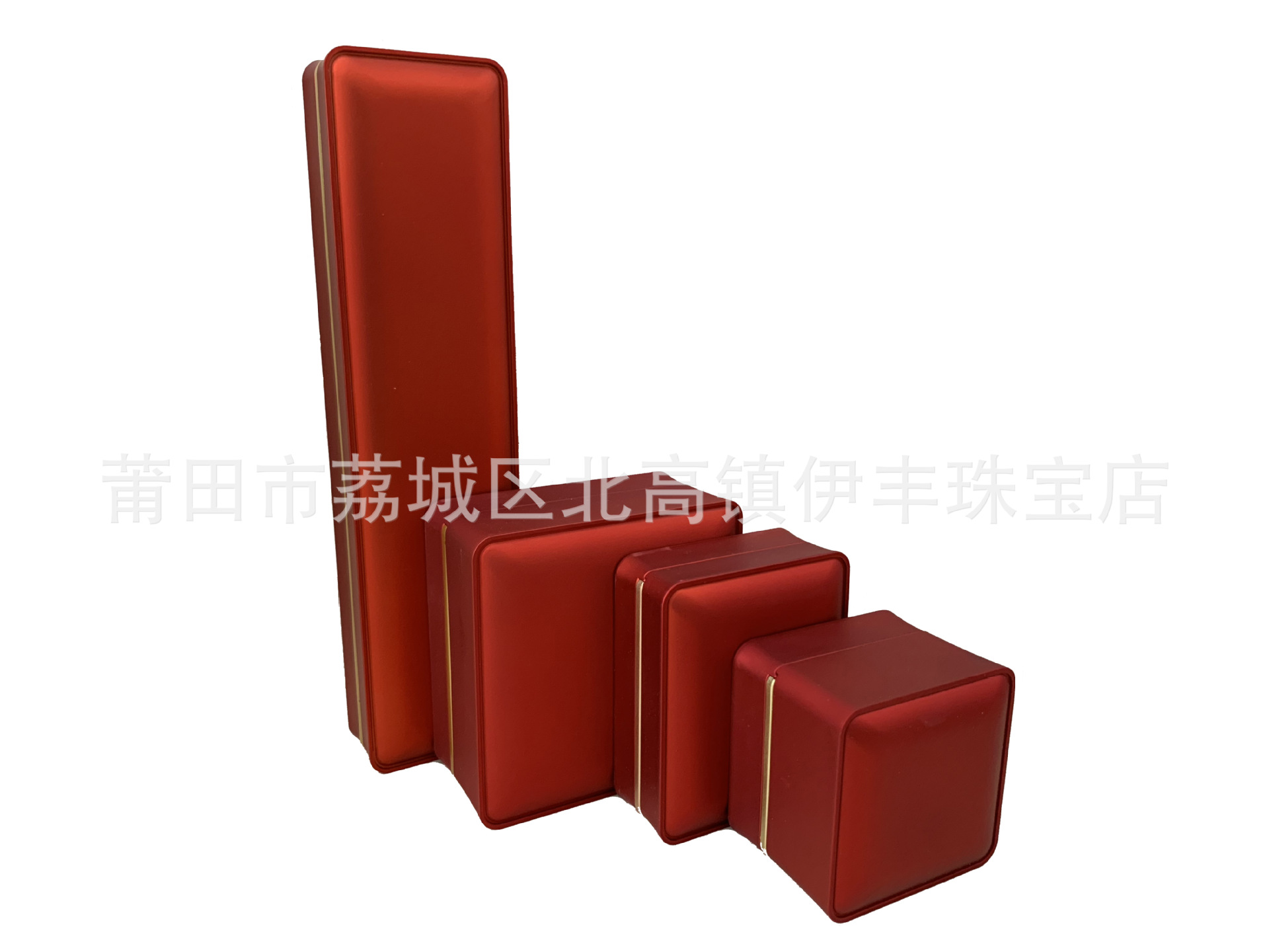 LED灯金边首饰包装盒 求婚戒指盒 戒指吊坠手镯项链盒 定制 logo