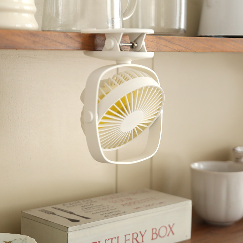 新款乐携夹子风扇usb迷你风扇便携式桌面学生宿舍可夹式usb小风扇