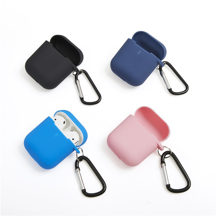 airpods smart cover apply Two generations Apple Bluetooth headset Silicone Case headset storage box customized