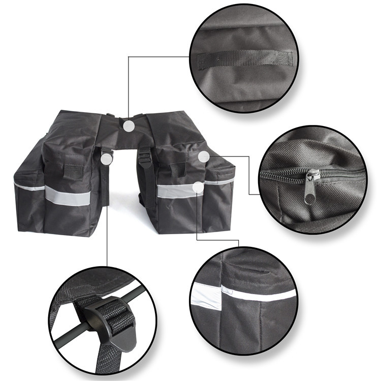 跨境现货批发山地车后驮包 自行车摩托后挂包 户外运动收纳包