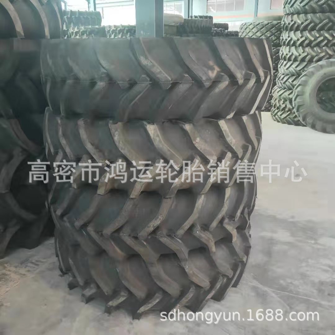 现货供应农用机械轮胎16.9-28拖拉机轮胎16.9-28 R-1人字花纹轮胎