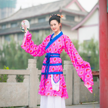 汉舞相和歌舞蹈服装汉服古装群舞汉唐古典舞服饰铜雀伎女子演出服