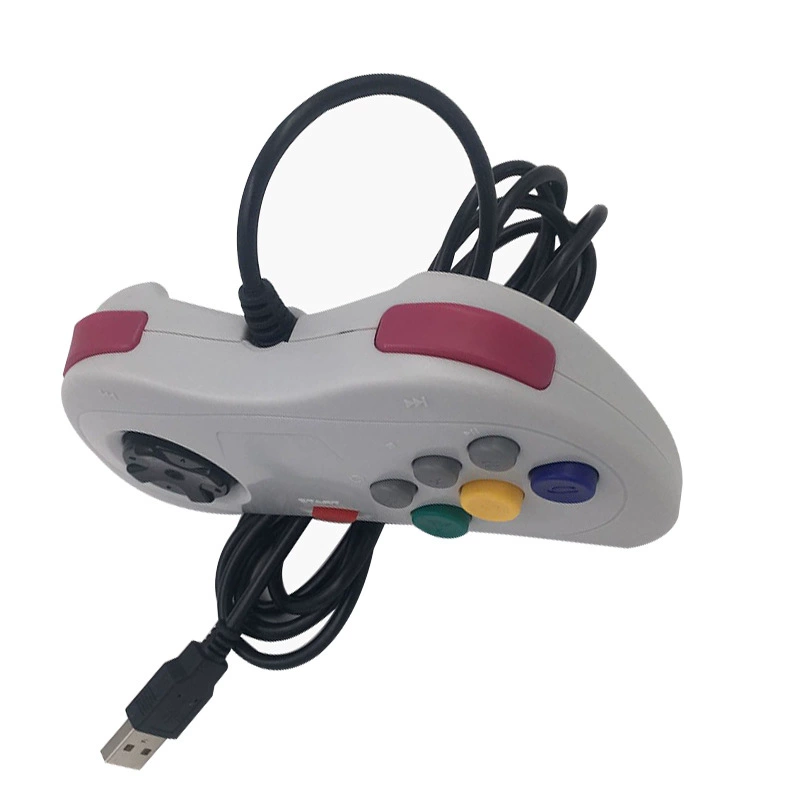 Фабричный прямой игровой контроллер Saturn, USB-геймпад для ПК, ретро-геймпад