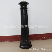 廣東省惠州市廠家可河道景觀鑄鐵羅馬柱防撞柱子