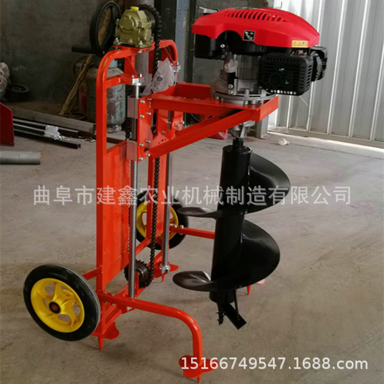 多功能新款挖坑机价格汽油钻眼机优质打坑施肥机立柱挖坑机价格