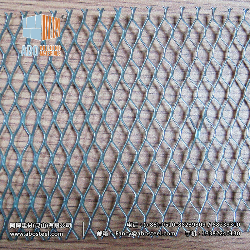 镀锌材料  V槽批荡网  阿博建材