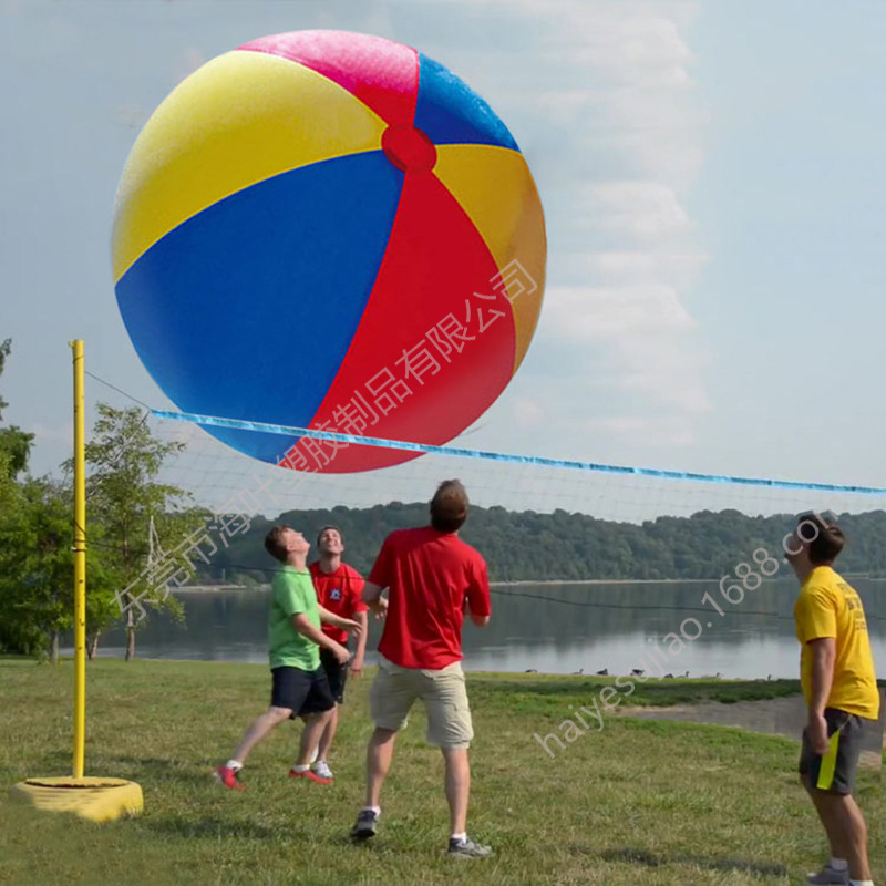 Inflatable big beach volleyball water polo ball PVC play in water