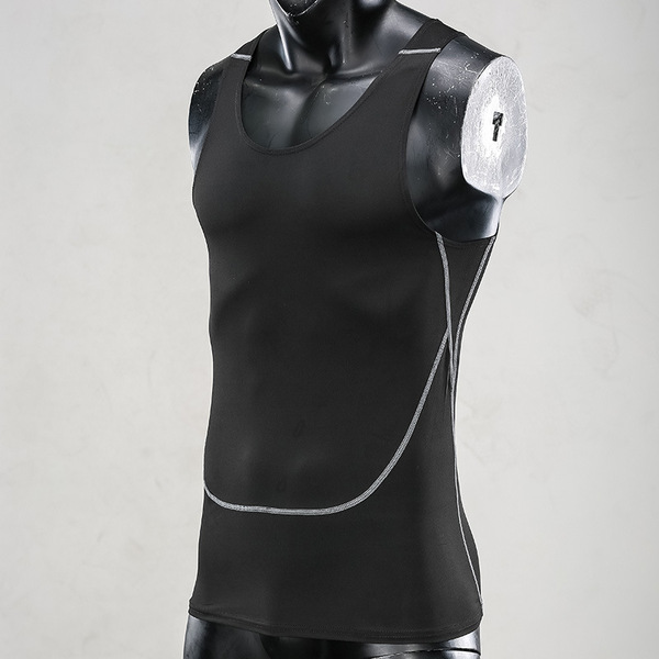 Quick dry elastic vest for gym for training
