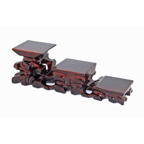 Solid wood root carving base, vase, bonsai, rare jade, purple sand pot, jade crafts, ornaments, teapot high and low base