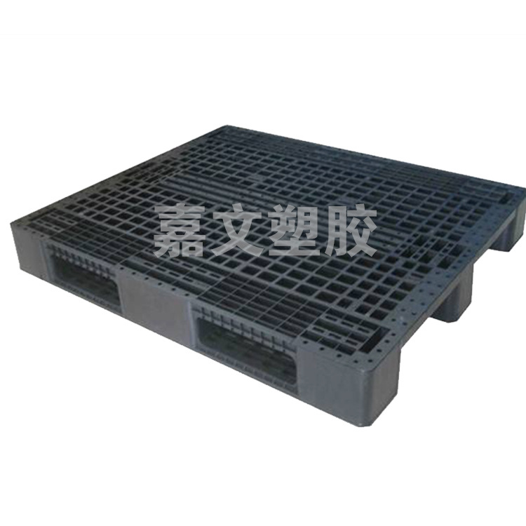 江苏常州淮安塑胶网格川字黑色防静电卡板防静电防火塑料托盘栈板