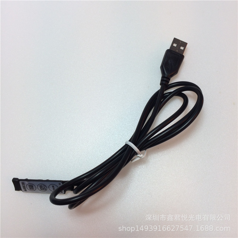 USB Mini 3 keys Colorful RGB Manual controller 5V Manual Dimming Color Light belt controller Manufactor Direct selling