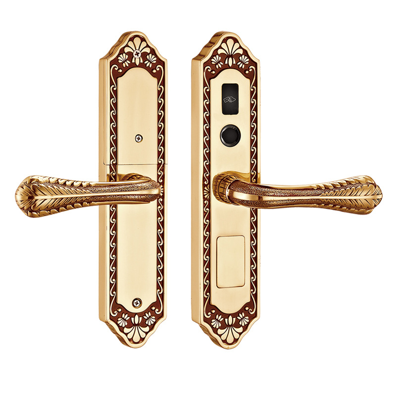 室内门指纹锁房门卧室门智能锁纯铜材质操作安装方便加厚型促销价