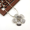 Classic ethnic silver retro accessory, necklace, Thailand, ethnic style