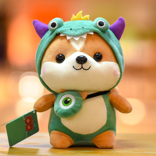 Cute Shiba Inu plush toy small dog figure for boys sleeping doll plush toy children's gift for girls