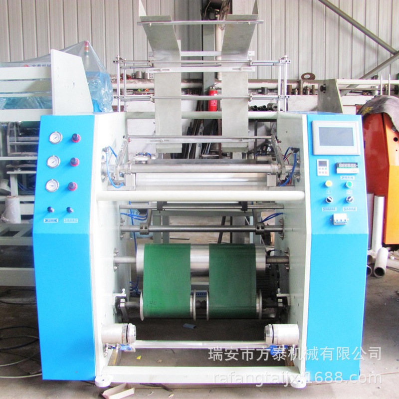 厂家生产自动换卷缠绕膜复卷机 自动换卷拉伸膜复卷机器设备