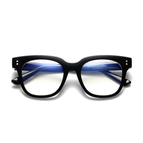 新款黑框防蓝光平光镜 网红复古素颜镜 修饰脸型框架眼镜