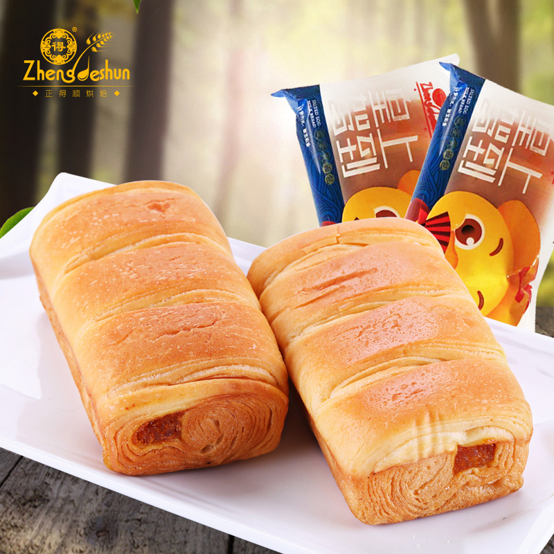 正得顺咸蛋黄面包整箱 咸夹心面包糕点零食1000g 早餐食品蛋糕