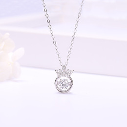 S925 Crown Dance Necklace