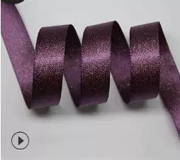 戈登 Webbing High-density Polyester Handmade Bow DIY Webbing Gift Flower Packaging Auxiliary Material Gold Weft Belt