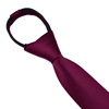 Zipper tie 6cm Korean narrow tie 1200 needle high -density fabric men can be pulled (customized without refund)