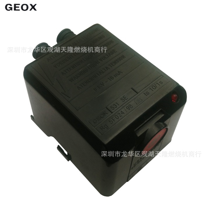 销售GEOX牌531SE 8KV-16mA黑色RIELLO利雅路厨房柴油燃烧机控制器