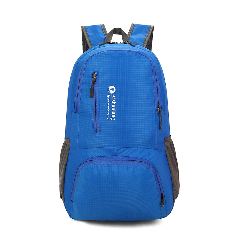 厂家直销户外折叠包 批发定制各种LOGO背包男女防水运动旅行包25L