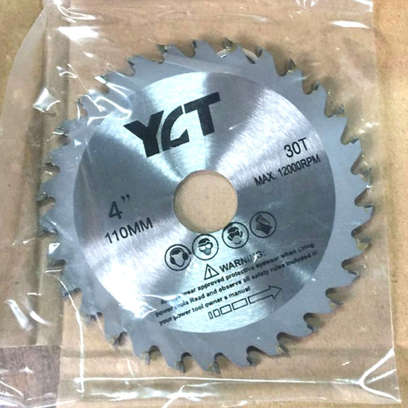 Hoja de sierra de madera de acero de alta velocidad Accesorios de molino eléctrico Hoja de corte Hoja de sierra circular sin rebabas Hoja de sierra de aleación de madera