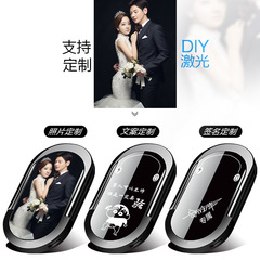 New trendy oval phone stand ashtray with creative USB charging electric filament lighter as a gift