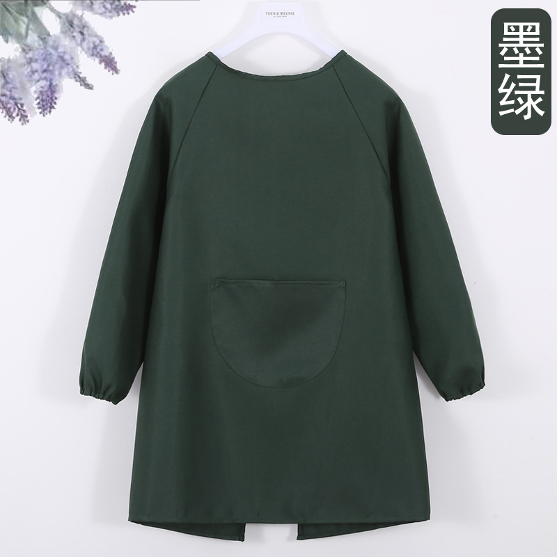 Niños mangas largas delantal personalizado logotipo de arte pintura anti-dressing jardín de infantes comidas top personalizado impresión