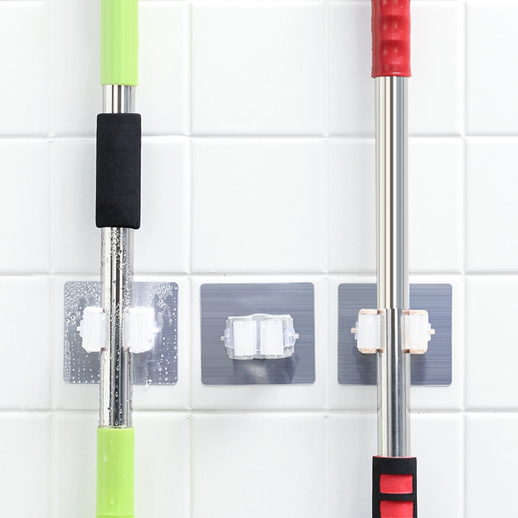 Mop clip Mop Broom TOILET Viscose Mop rack Free punch Strength cassette Mop Hooks