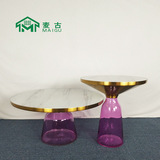 麦古 Spot Bell Coffee Coffee The Bell Coffee Stail Прозрачный журнальный столик цвет модный стеклянный журнальный столик