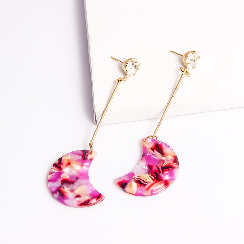 Fashion Moon Shaped Earrings display picture 7