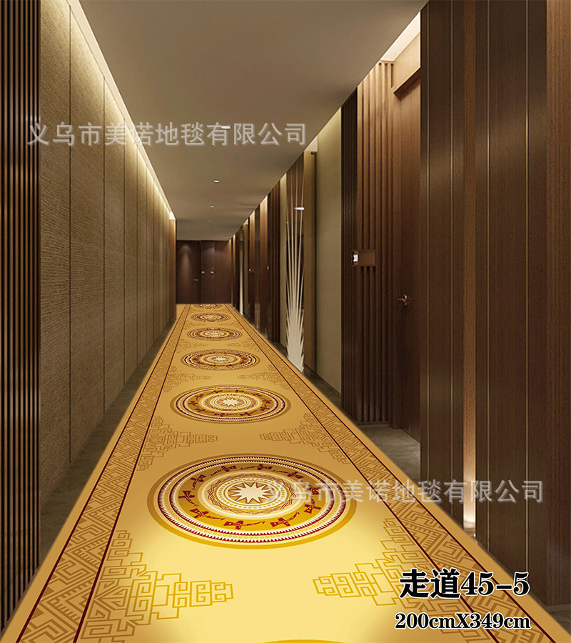 酒店走廊地毯现货 2米宽幅 高清印花宾馆过道走道地毯 长廊毯-阿里巴巴