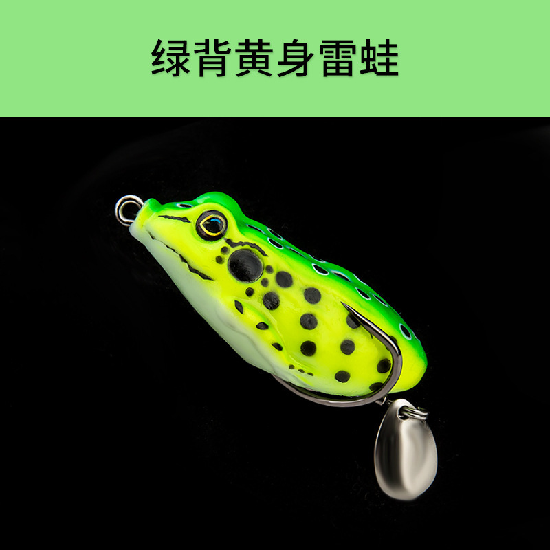 Soft Frogs Lures Soft Baits Bass Trout Fresh Water Fishing Lure