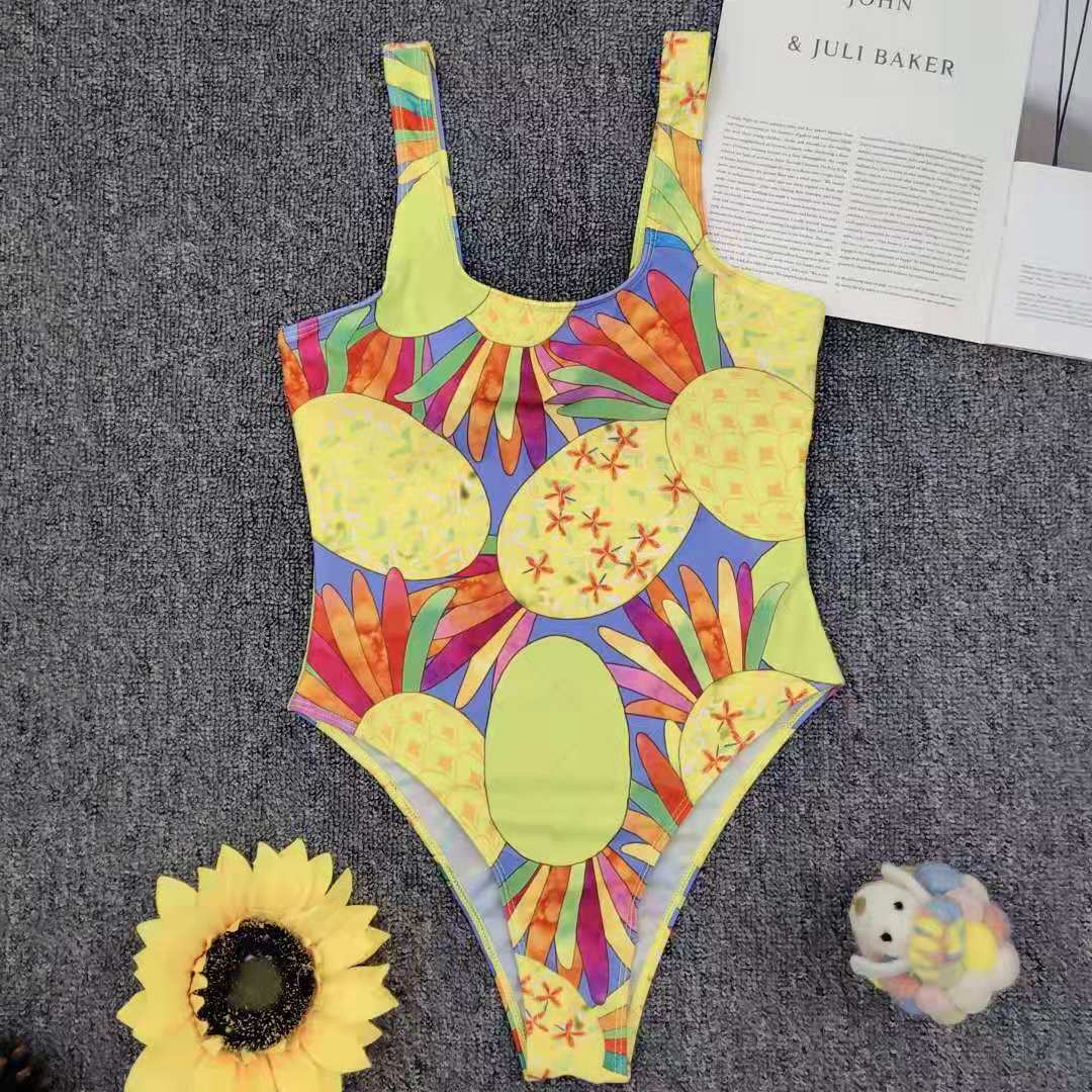 traje de baño sexy estampado de una pieza NSZO1577